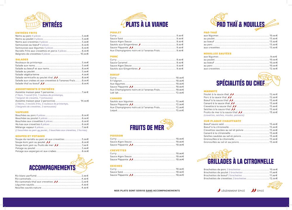 Mony’s Pad Thaï - Menu Image 1